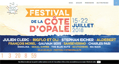Desktop Screenshot of festival-cotedopale.fr